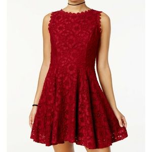 Red Lacy Dress(juniors)